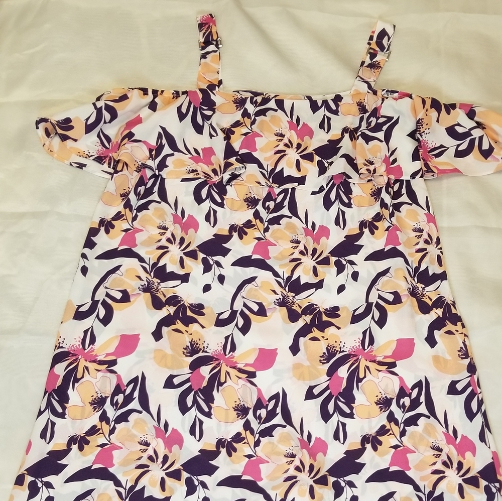 Cold shoulder dress